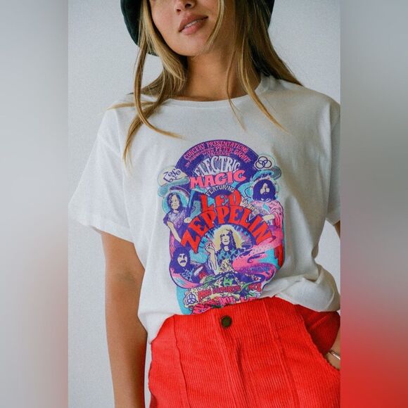 Daydreamer Led Zeppelin Electric Magic Graphic Tee Size Medium - Picture 1 of 11